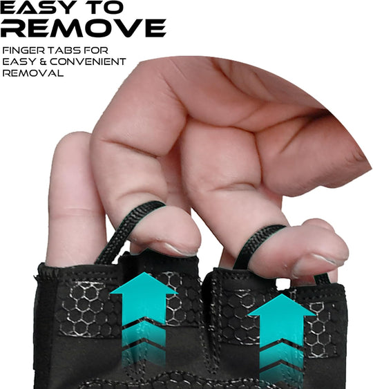 Workout Gloves – Premium Half Finger Gym Gloves for Weight Lifting, Strength Training